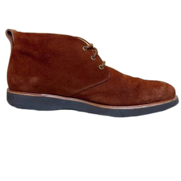 Samuel Hubbard Mahogany Brown Suede Re-Boot Chukka Lace Up Boots Men’s Size 13 - Picture 2 of 15